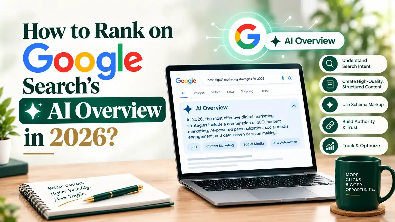 How to Rank on Google Search’s AI Overview in 2026?